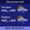 Прогноз погоды в городе Дзержинский